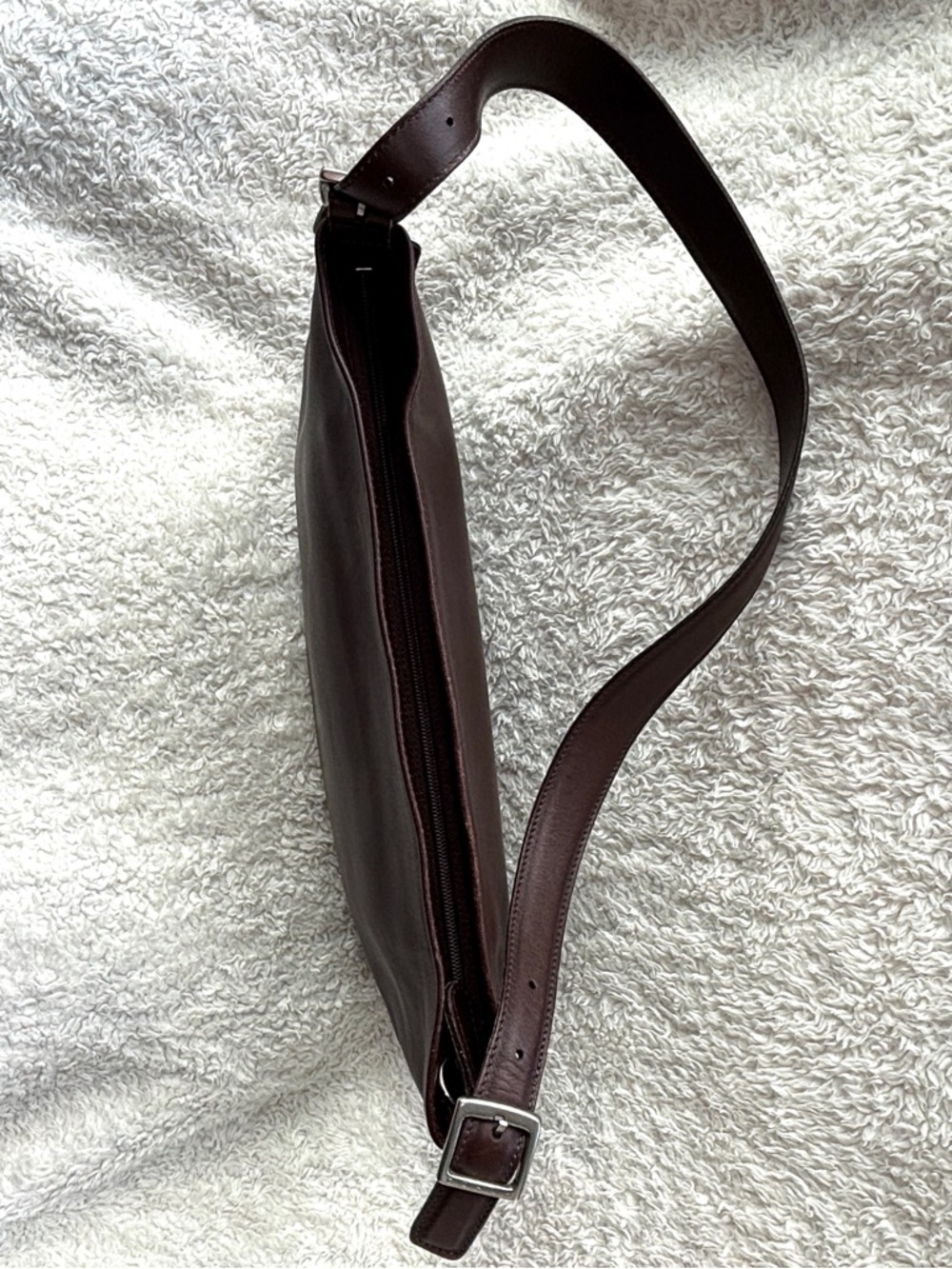 Vintage Coach Legacy Slim Brown Leather Shoulder Bag - Picture 8 of 13